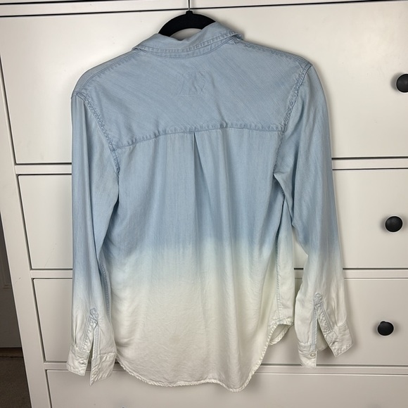 Rails Light Vintage Dip Dye Ombre Button-Up Shirt - XS - Picture 8 of 8